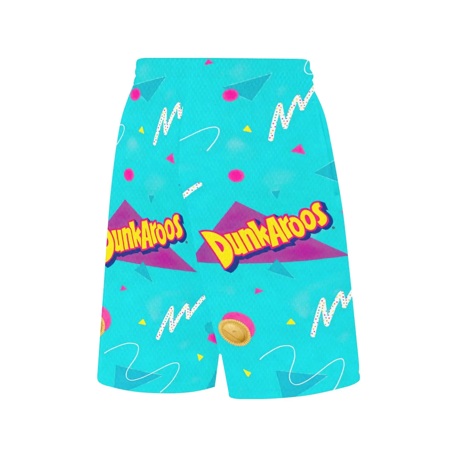 Dunkaroos Pattern All Over Print Basketball Shorts With Pockets
