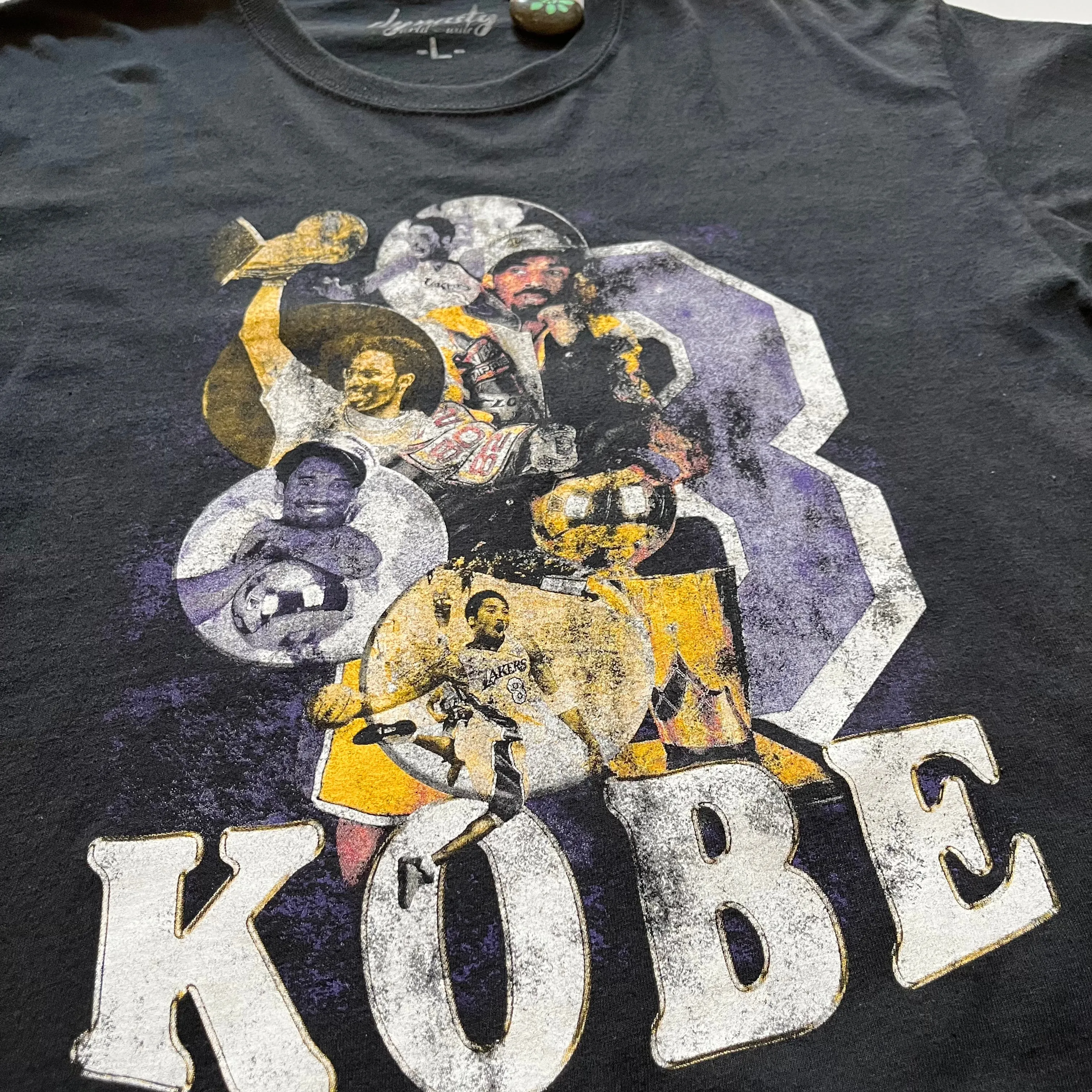 Dynasty World Wide Kobe Bryant Graphic Tee Black