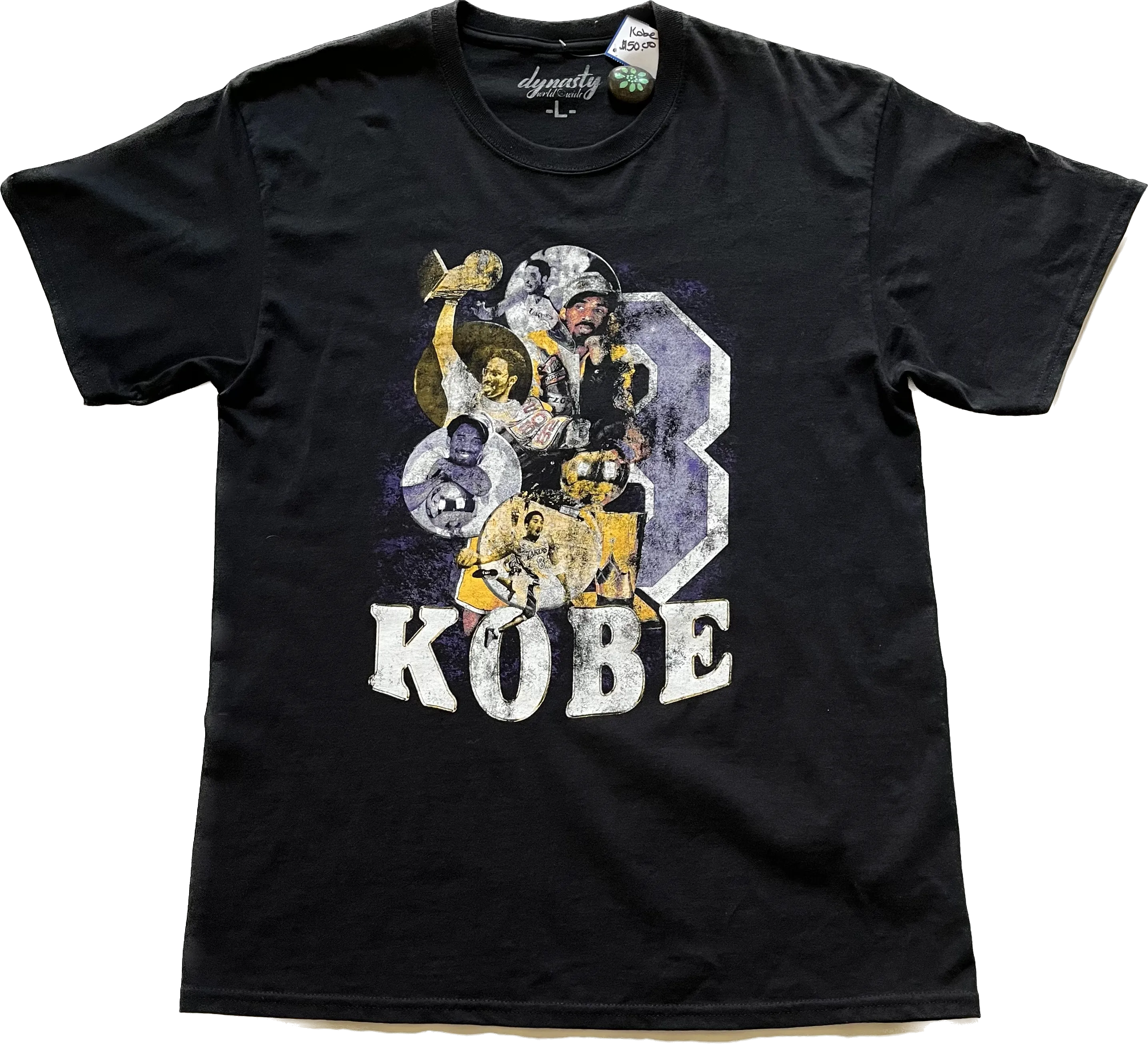 Dynasty World Wide Kobe Bryant Graphic Tee Black