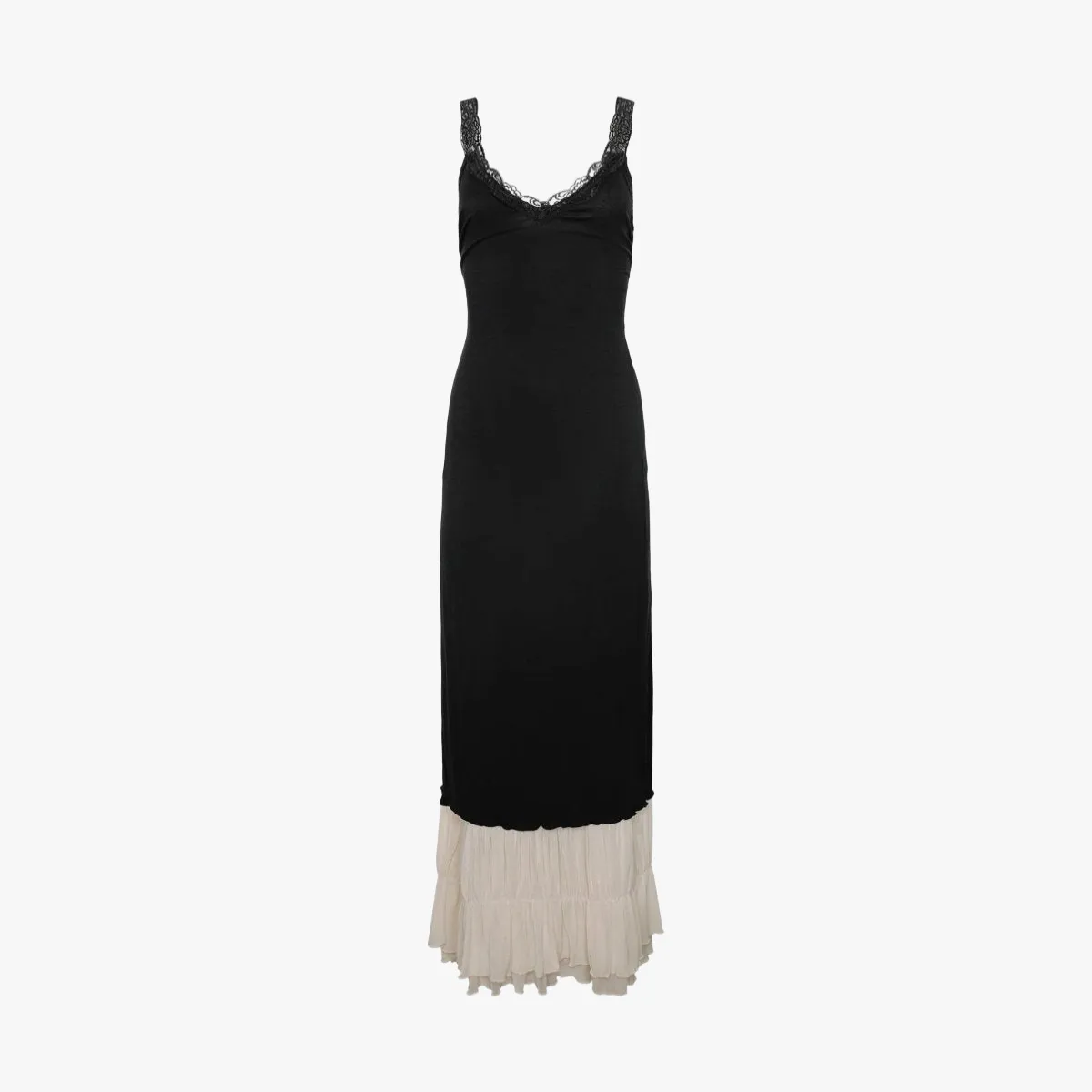 Elegant Maxi Dress with Layered Skirt