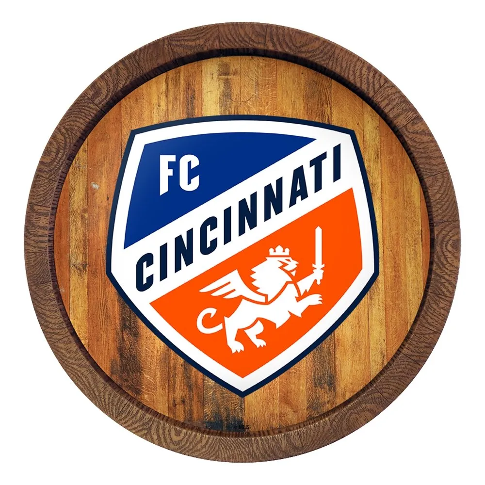 FC Cincinnati: "Faux" Barrel Top Sign