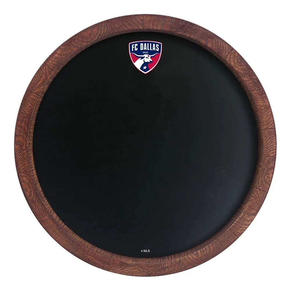 FC Dallas: Chalkboard "Faux" Barrel Top Sign