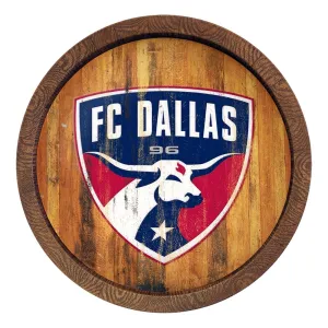 FC Dallas: Weathered "Faux" Barrel Top Sign