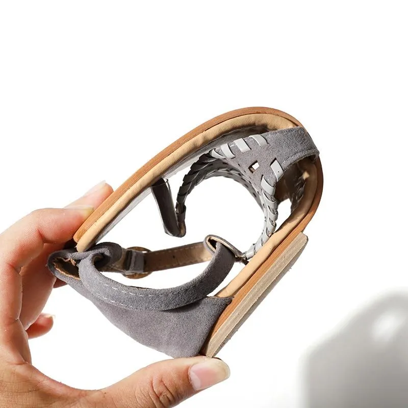 Flat Shoes Cut Outs Flip Flops Casual Beach Sandal