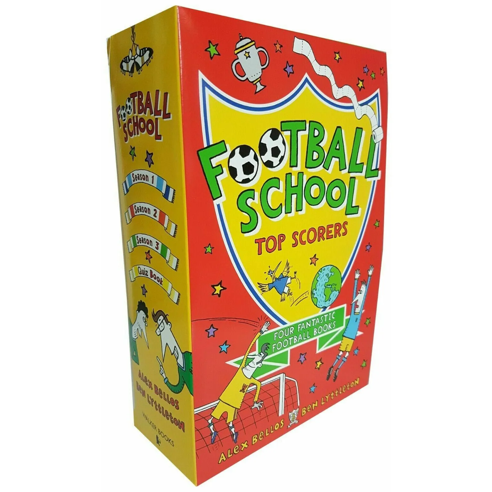 Football School Series Top Scorers 4 Books Collection Box Set Season Pack NEW