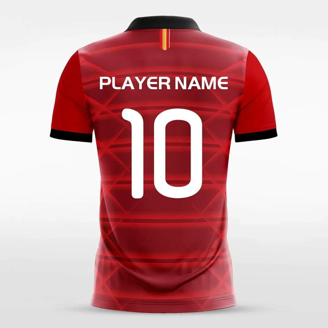 Fortified Parallel - Customized Men's Sublimated Soccer Jersey