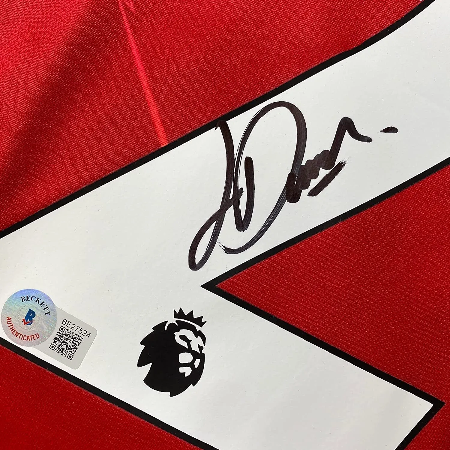 Framed Autographed/Signed Luis Diaz 33x42 Liverpool Red Soccer Jersey BAS COA