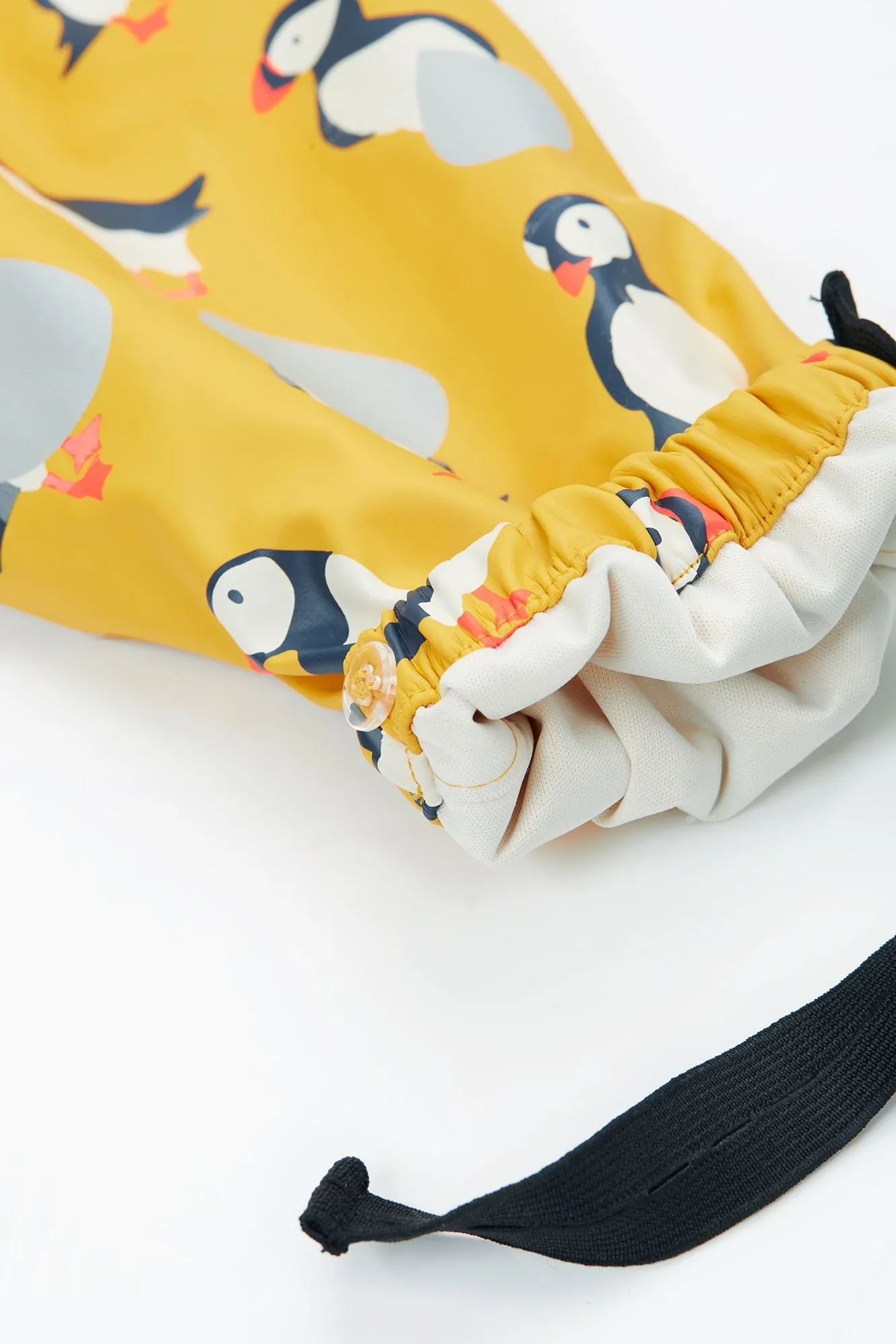 Frugi Puddle Buster Puffin Print Dungarees
