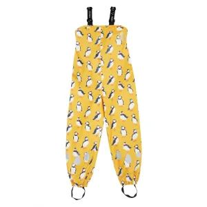 Frugi Puddle Buster Puffin Print Dungarees