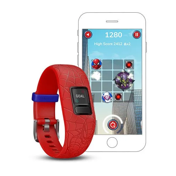 Garmin  vívofit® jr. 2 Spider-Man – Red  010-01909-16