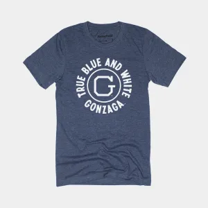 Gonzaga Vintage Basketball Half Court Tee