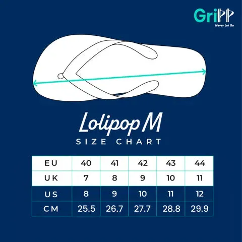 GriPP Lolipop M Men’s Sandals – Comfortable Rubber Footwear for Active Men (Model C)