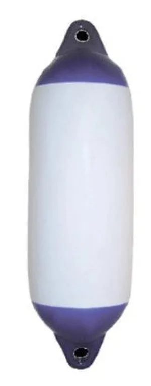 HEAVY DUTY FENDERS - WHITE WITH BLUE ENDS 450x1400