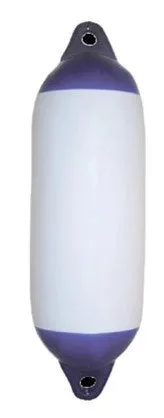 HEAVY DUTY FENDERS - WHITE WITH BLUE ENDS 450x1400