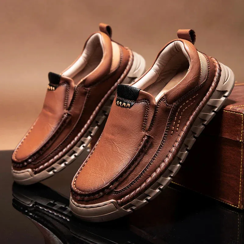 Heritage Luxe Leather Loafers