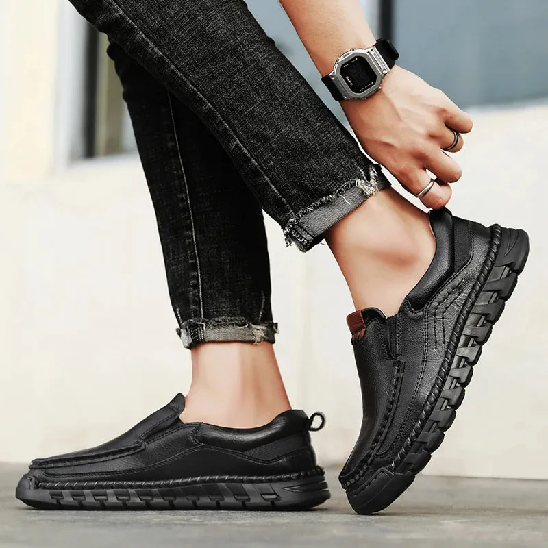 Heritage Luxe Leather Loafers