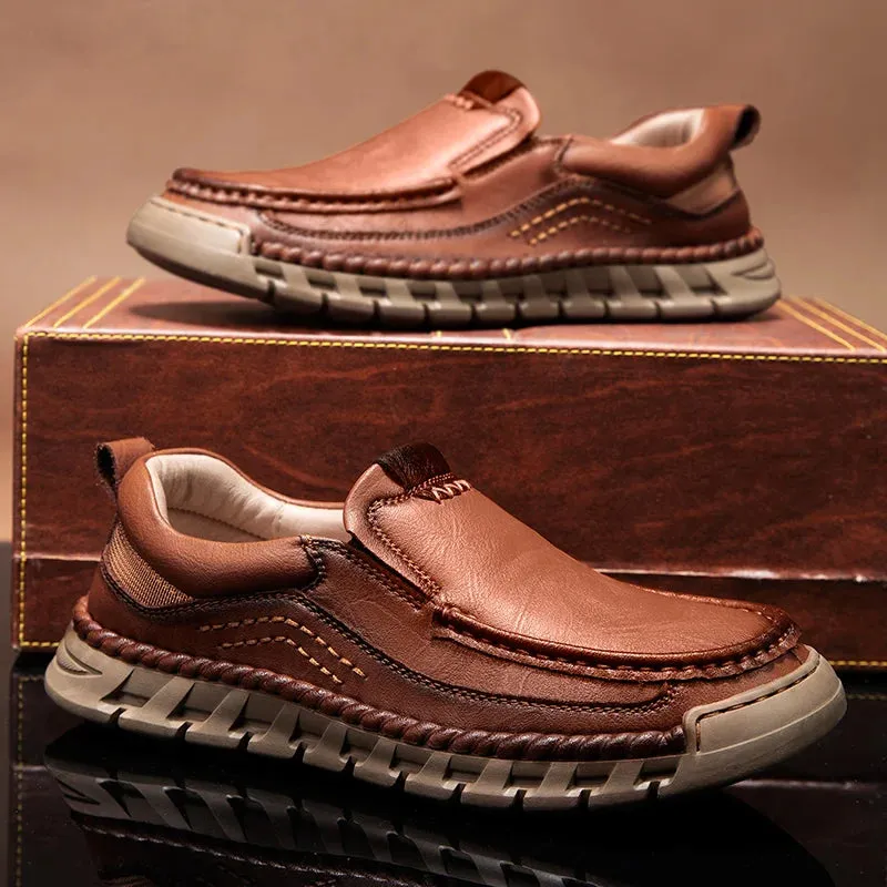 Heritage Luxe Leather Loafers