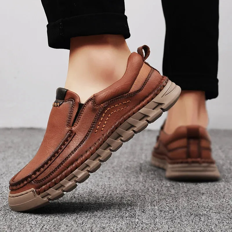 Heritage Luxe Leather Loafers