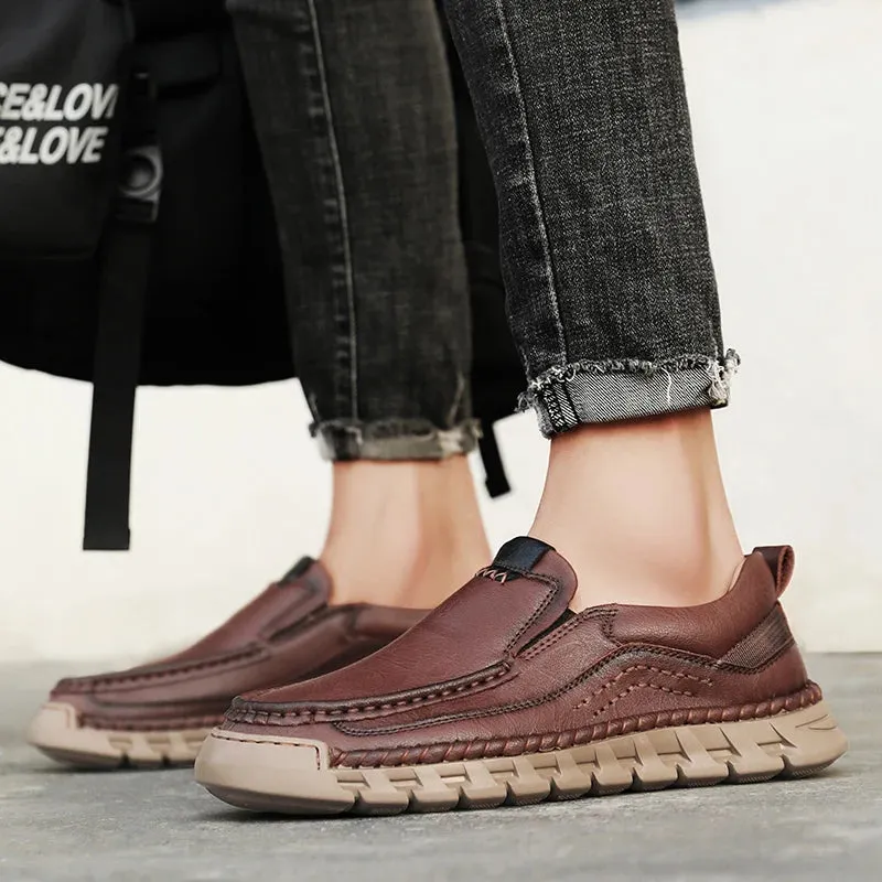 Heritage Luxe Leather Loafers