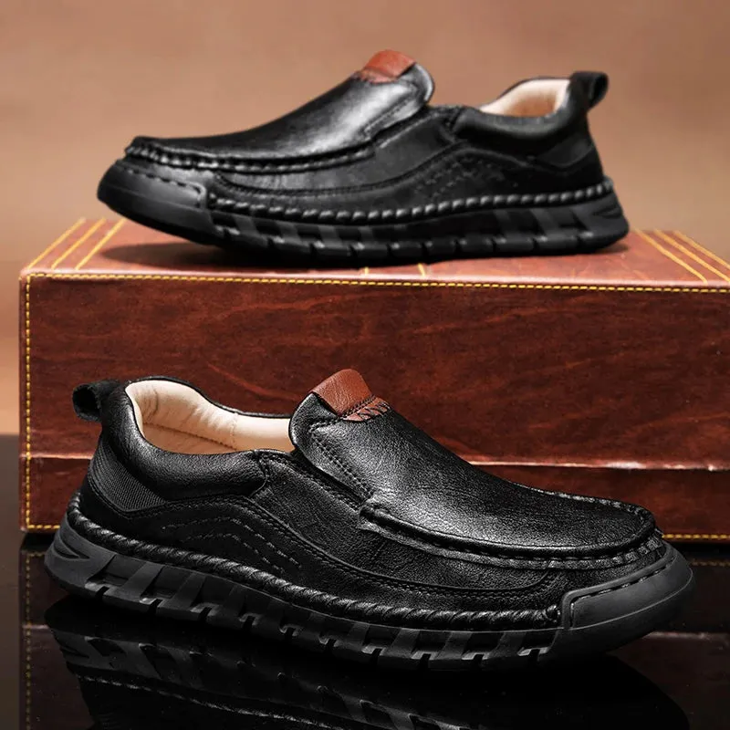 Heritage Luxe Leather Loafers