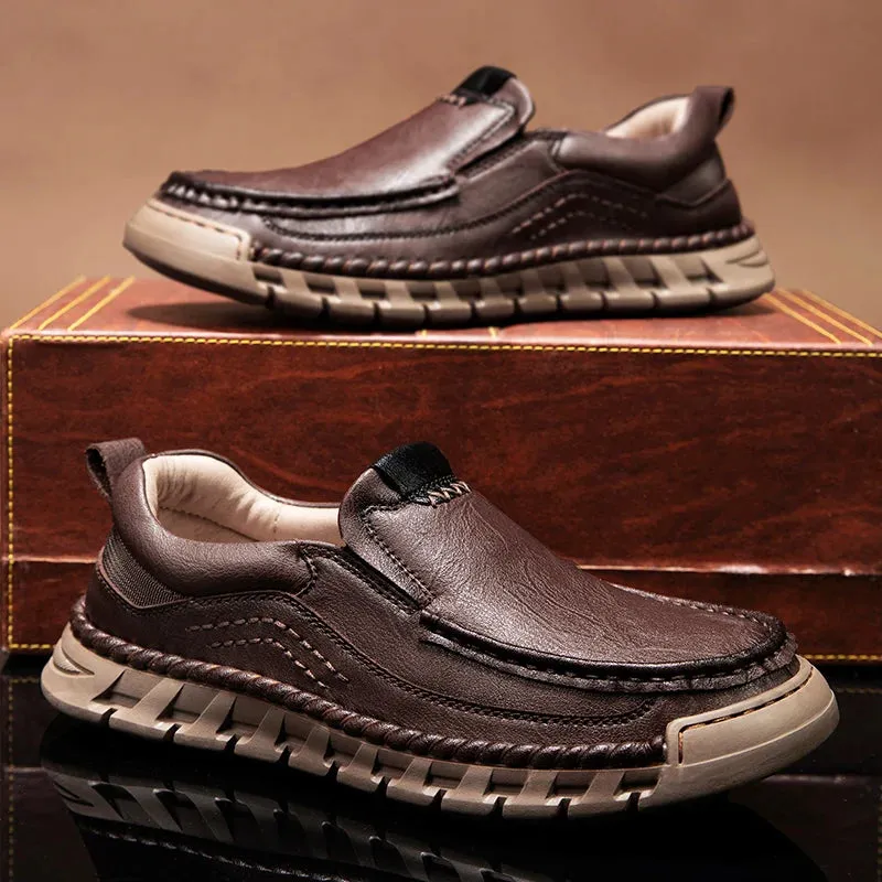 Heritage Luxe Leather Loafers