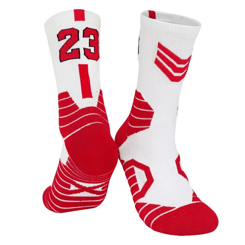 High-Quality Men's Basketball Number Socks: Ultimate Comfort and Performance