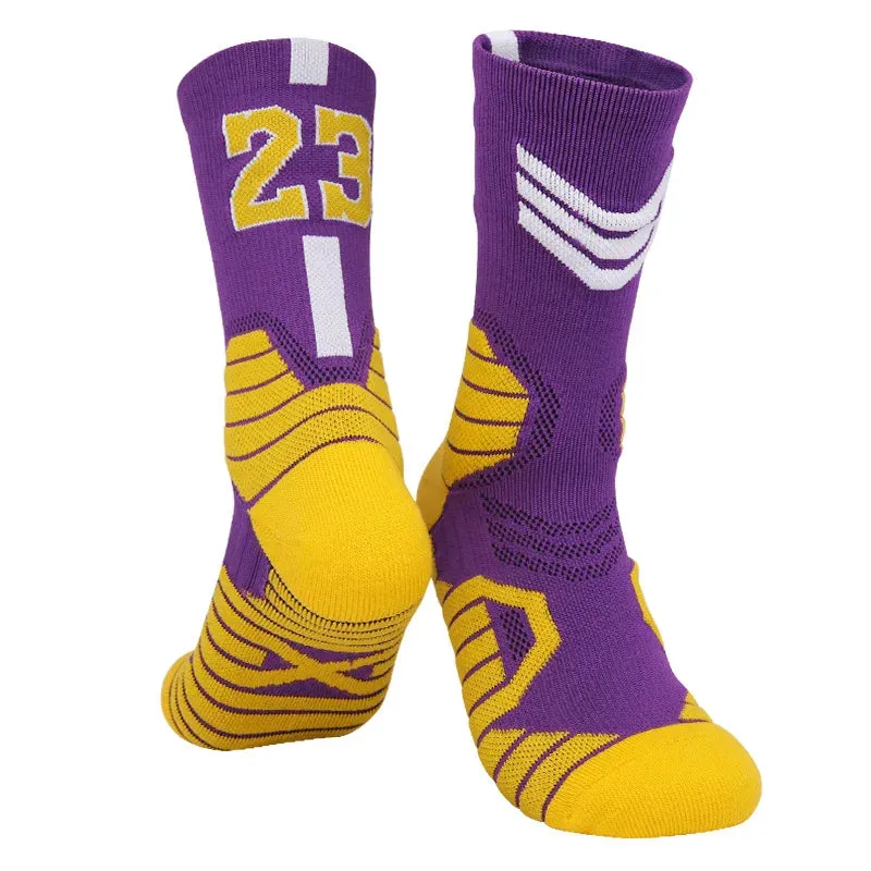 High-Quality Men's Basketball Number Socks: Ultimate Comfort and Performance