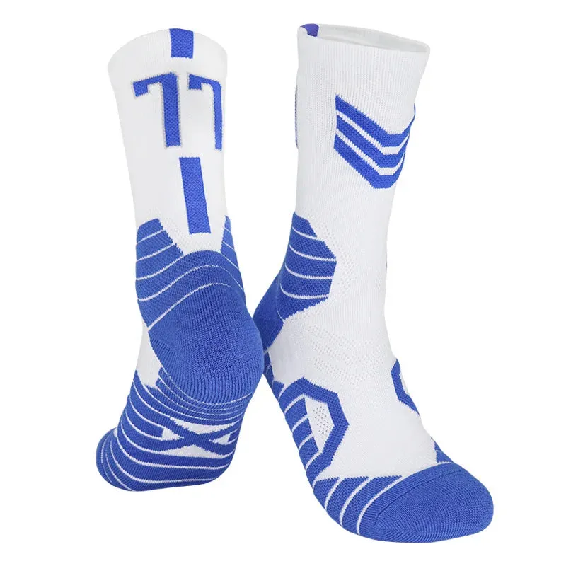 High-Quality Men's Basketball Number Socks: Ultimate Comfort and Performance