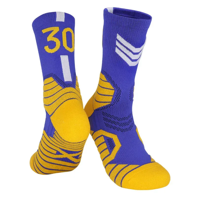 High-Quality Men's Basketball Number Socks: Ultimate Comfort and Performance