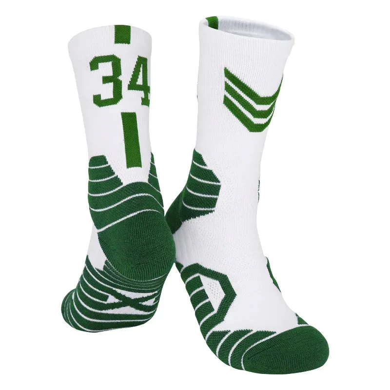 High-Quality Men's Basketball Number Socks: Ultimate Comfort and Performance