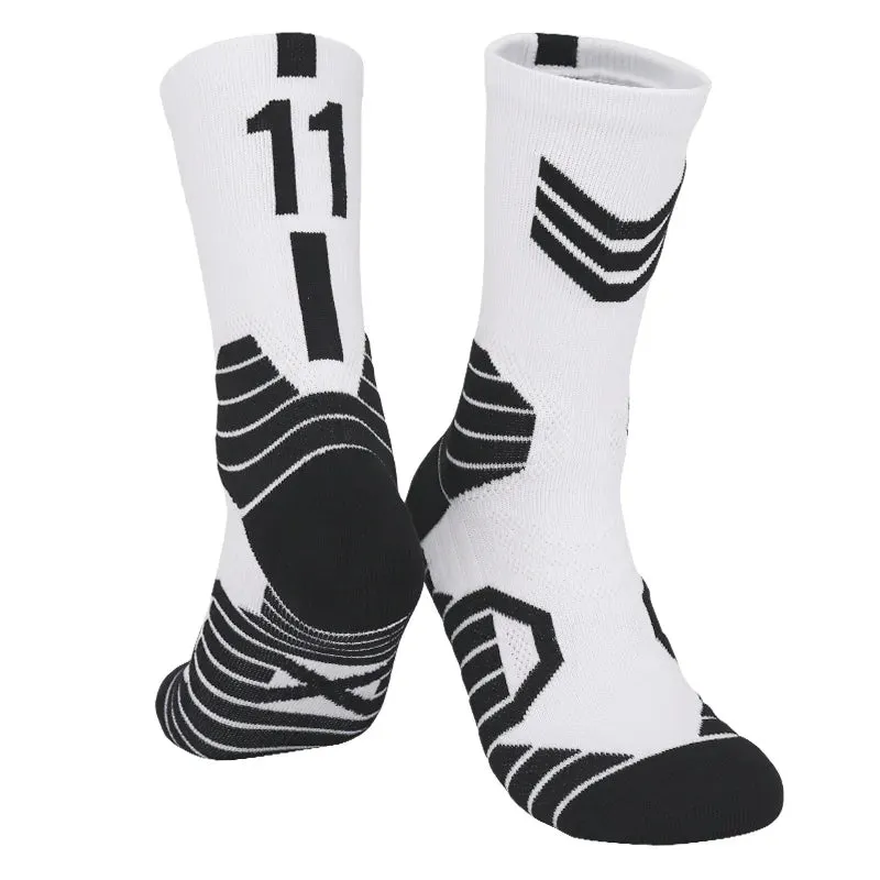 High-Quality Men's Basketball Number Socks: Ultimate Comfort and Performance