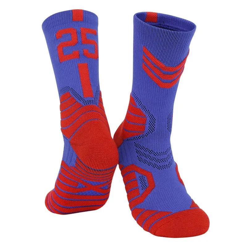 High-Quality Men's Basketball Number Socks: Ultimate Comfort and Performance
