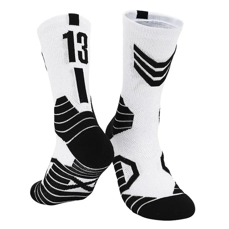 High-Quality Men's Basketball Number Socks: Ultimate Comfort and Performance