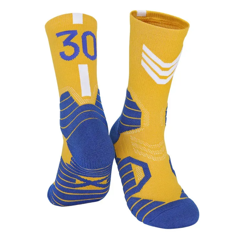 High-Quality Men's Basketball Number Socks: Ultimate Comfort and Performance