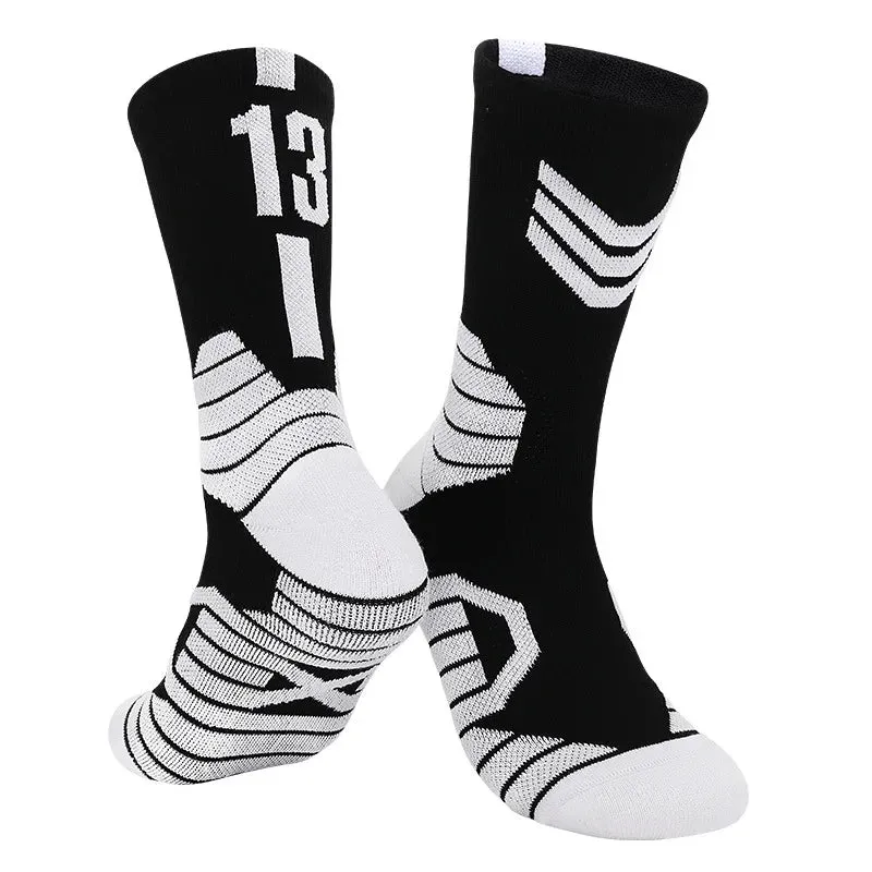 High-Quality Men's Basketball Number Socks: Ultimate Comfort and Performance