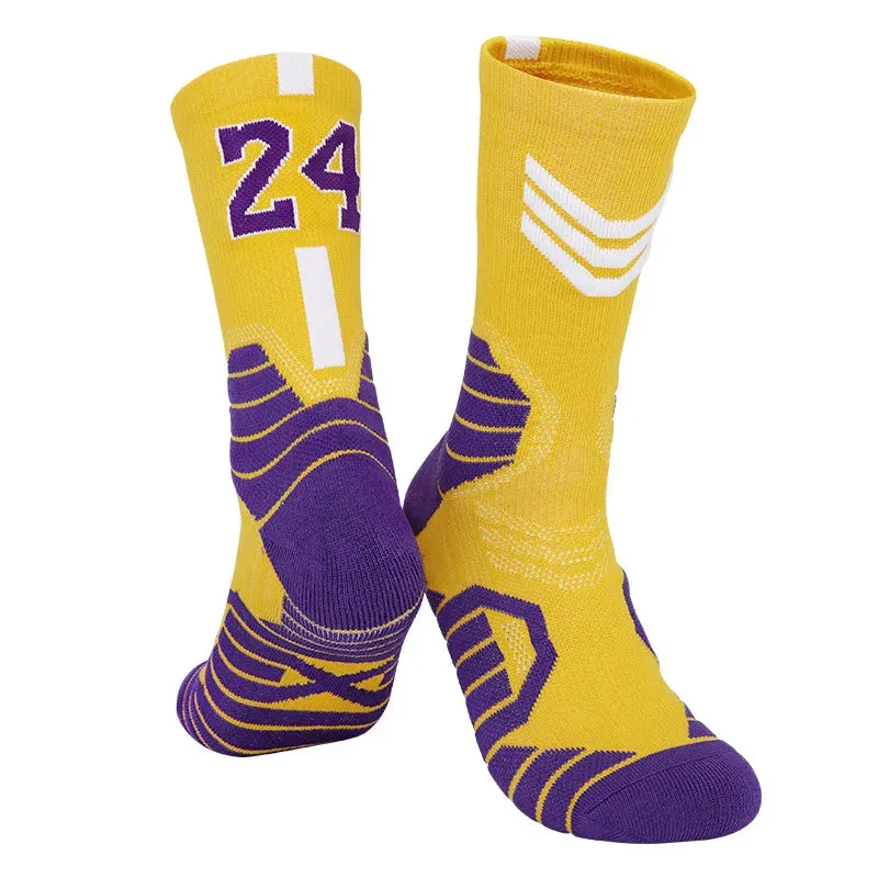 High-Quality Men's Basketball Number Socks: Ultimate Comfort and Performance