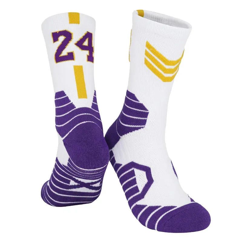 High-Quality Men's Basketball Number Socks: Ultimate Comfort and Performance