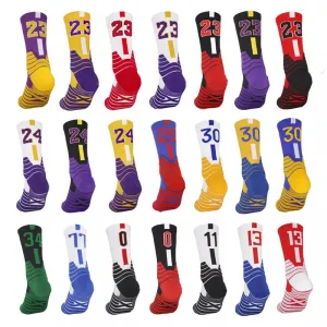 High-Quality Men's Basketball Number Socks: Ultimate Comfort and Performance