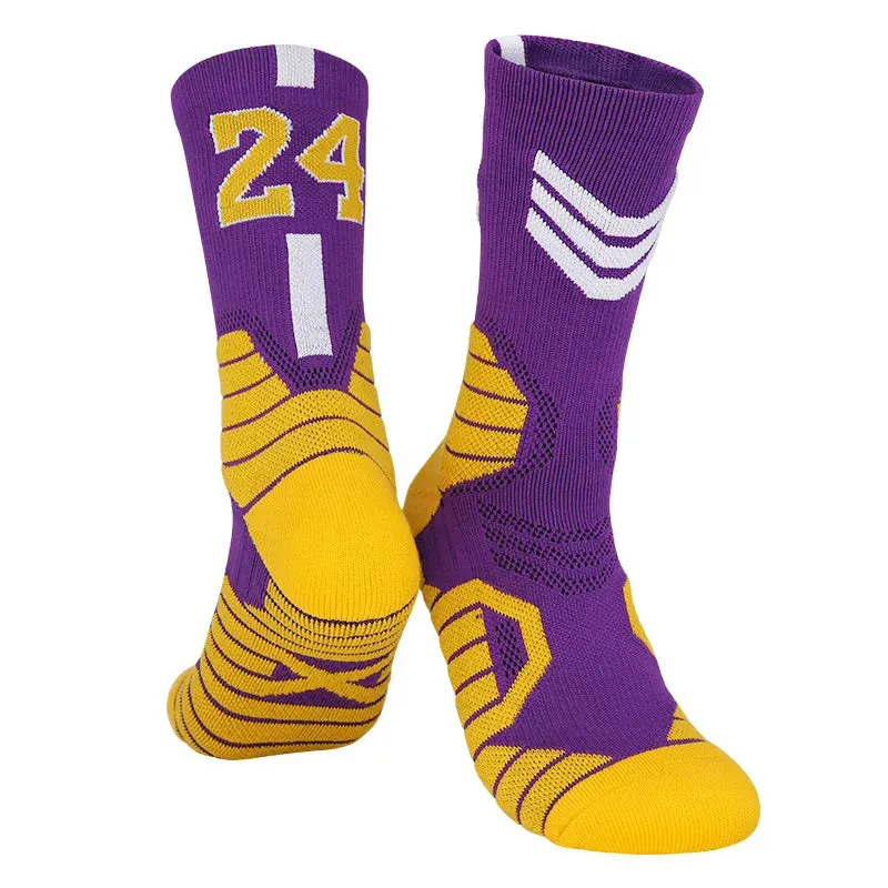 High-Quality Men's Basketball Number Socks: Ultimate Comfort and Performance