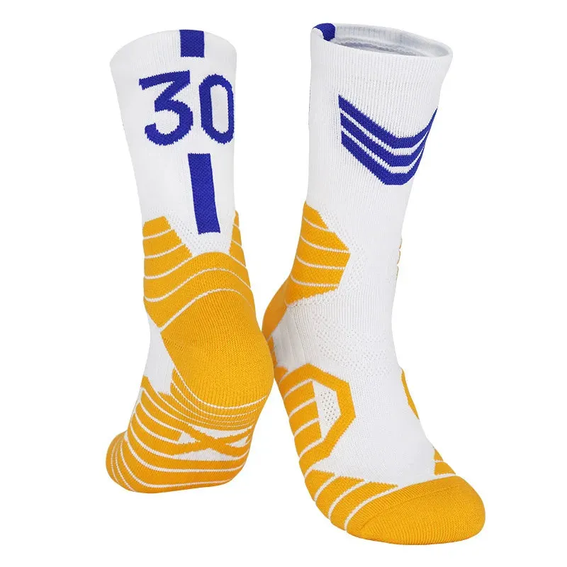 High-Quality Men's Basketball Number Socks: Ultimate Comfort and Performance