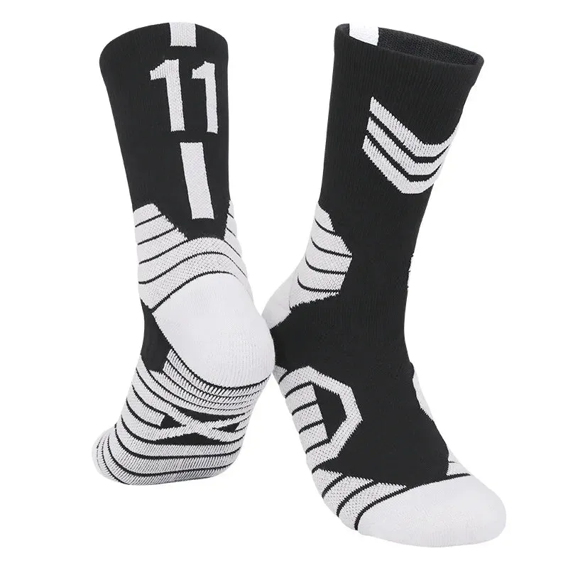 High-Quality Men's Basketball Number Socks: Ultimate Comfort and Performance