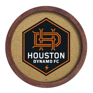 Houston Dynamo: "Faux" Barrel Framed Cork Board