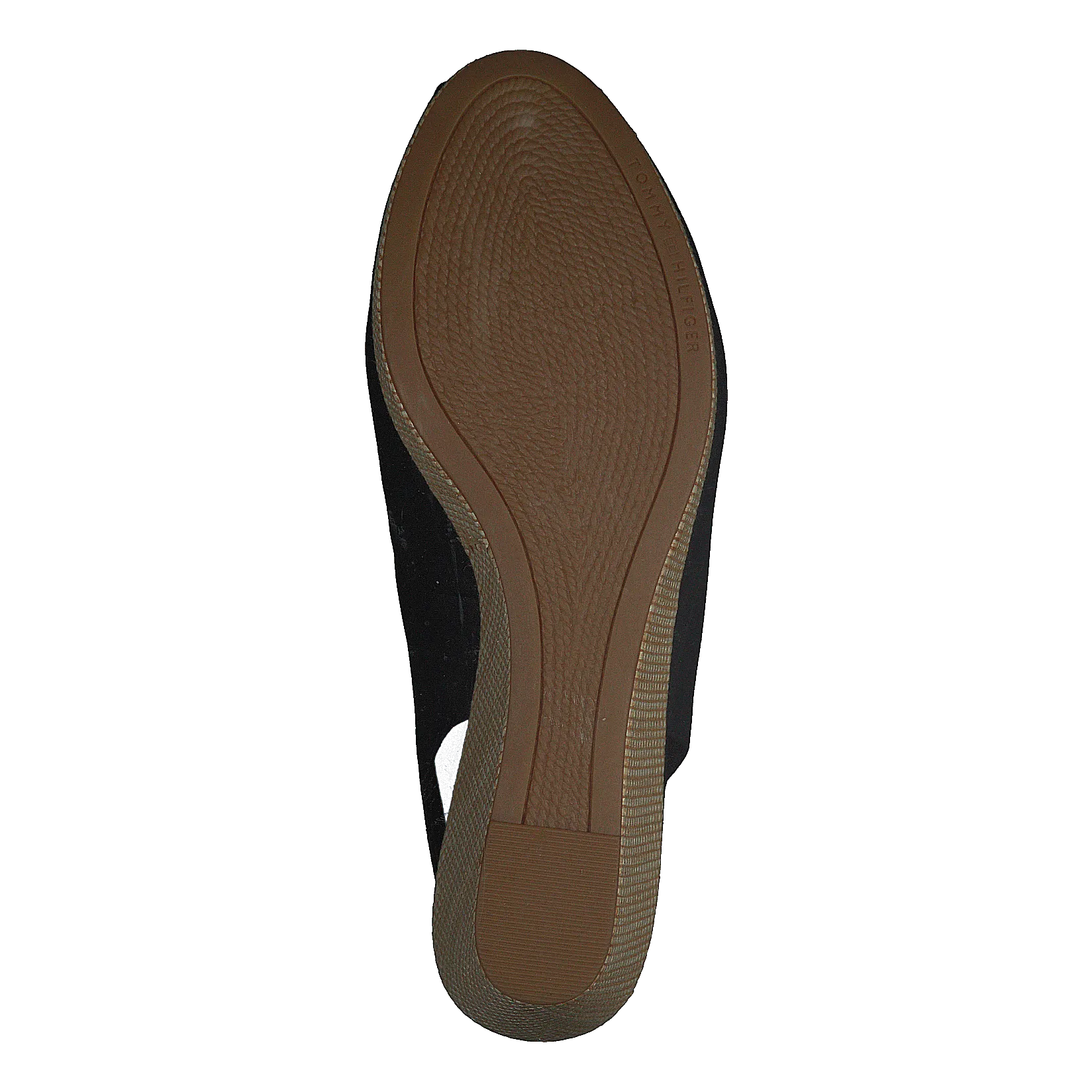 Iconic Elba Sling Back Wedge Black Bds