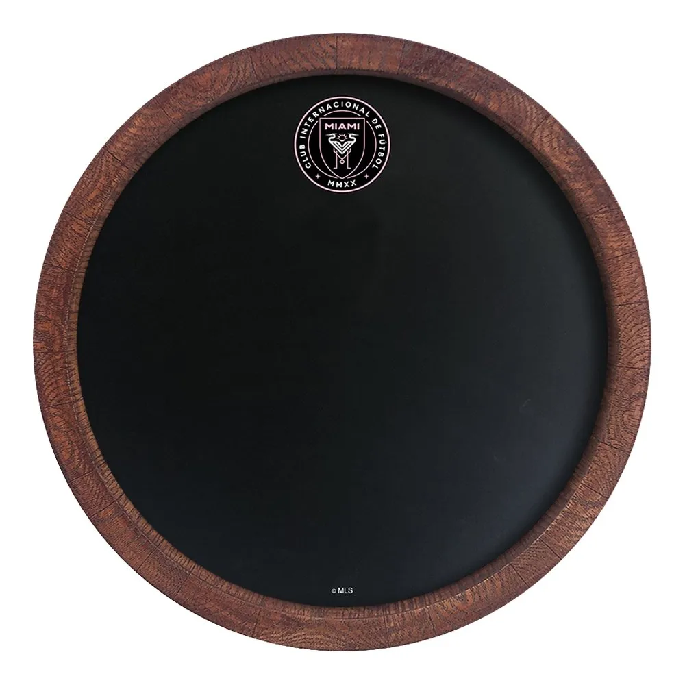 Inter Miami CF: Chalkboard "Faux" Barrel Top Sign