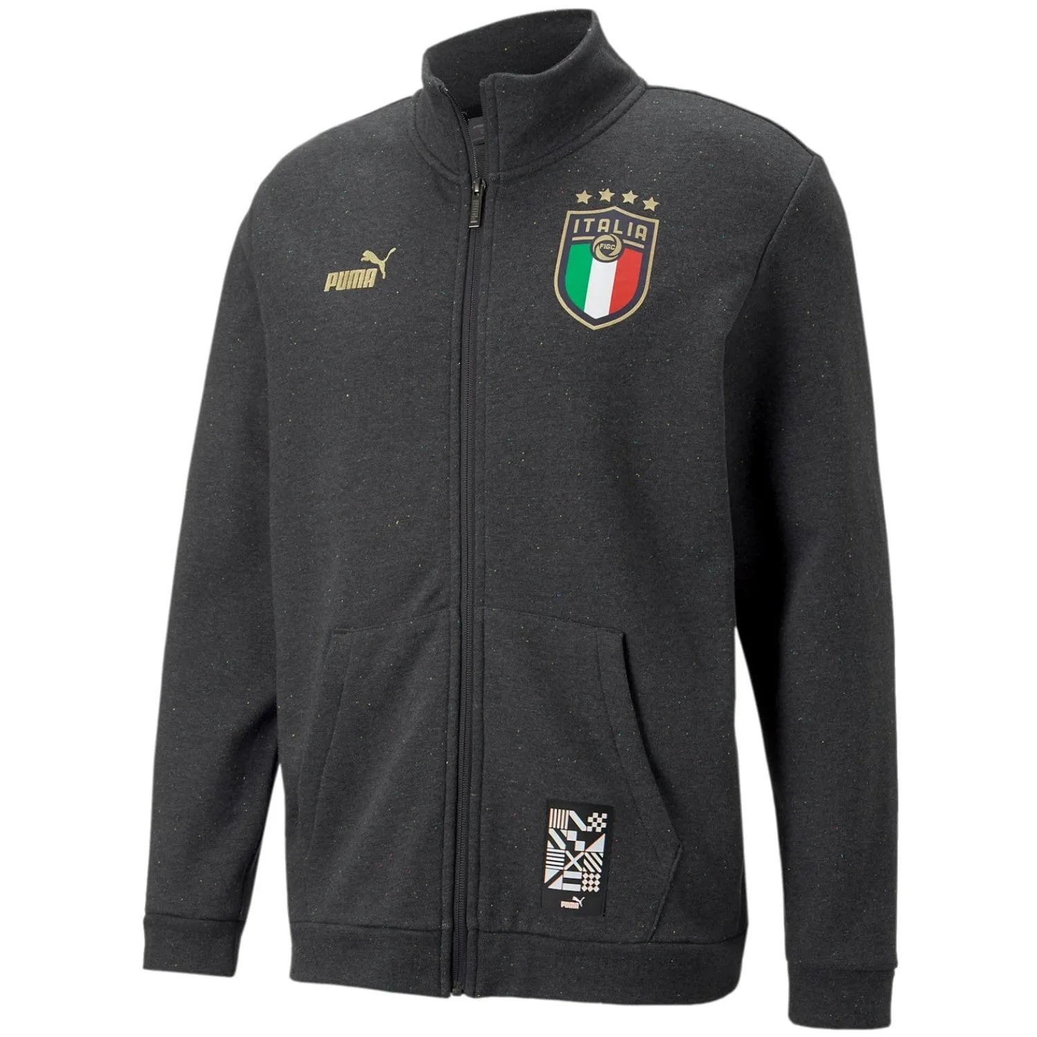 Italy dark grey Casual Fans presentation tracksuit 2022/23 - Puma