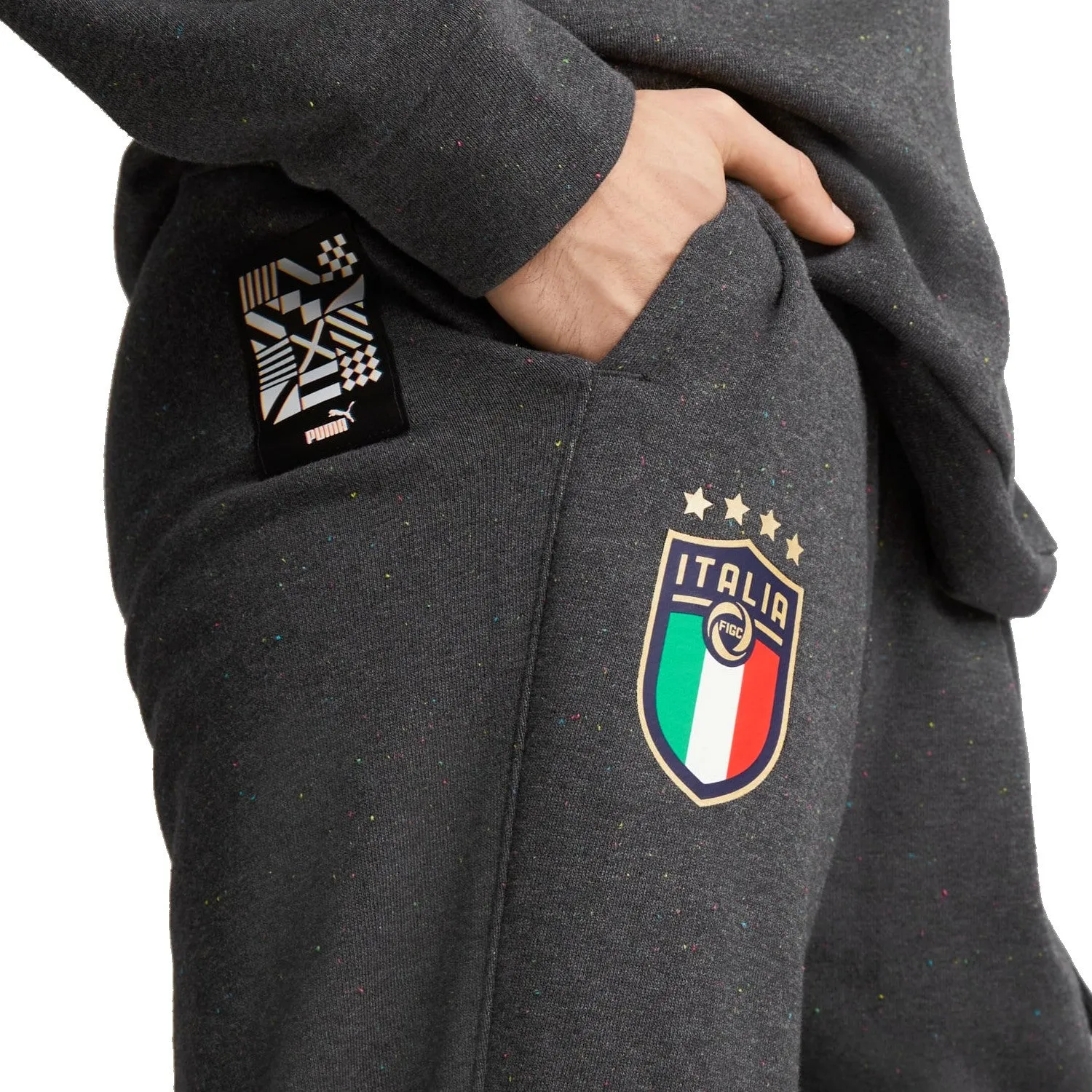 Italy dark grey Casual Fans presentation tracksuit 2022/23 - Puma