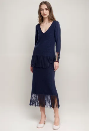 Johnny Was Isadora Fringe Skirt M65923