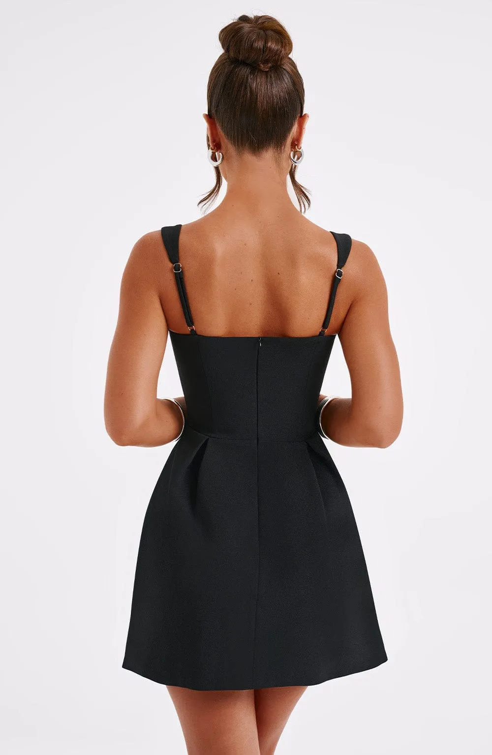 Juliana mini dress-black