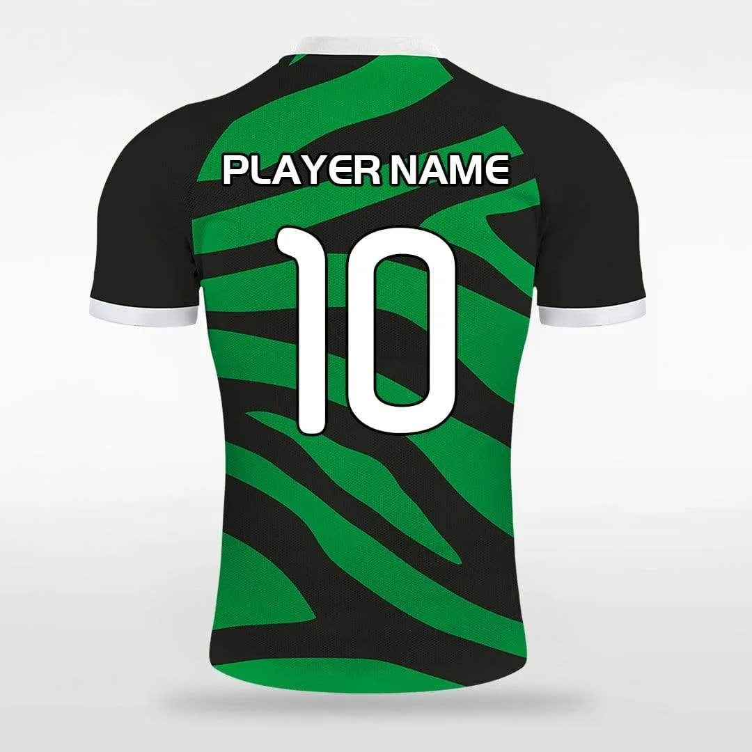 Jungle - Customized Men's Sublimated  Soccer Jersey