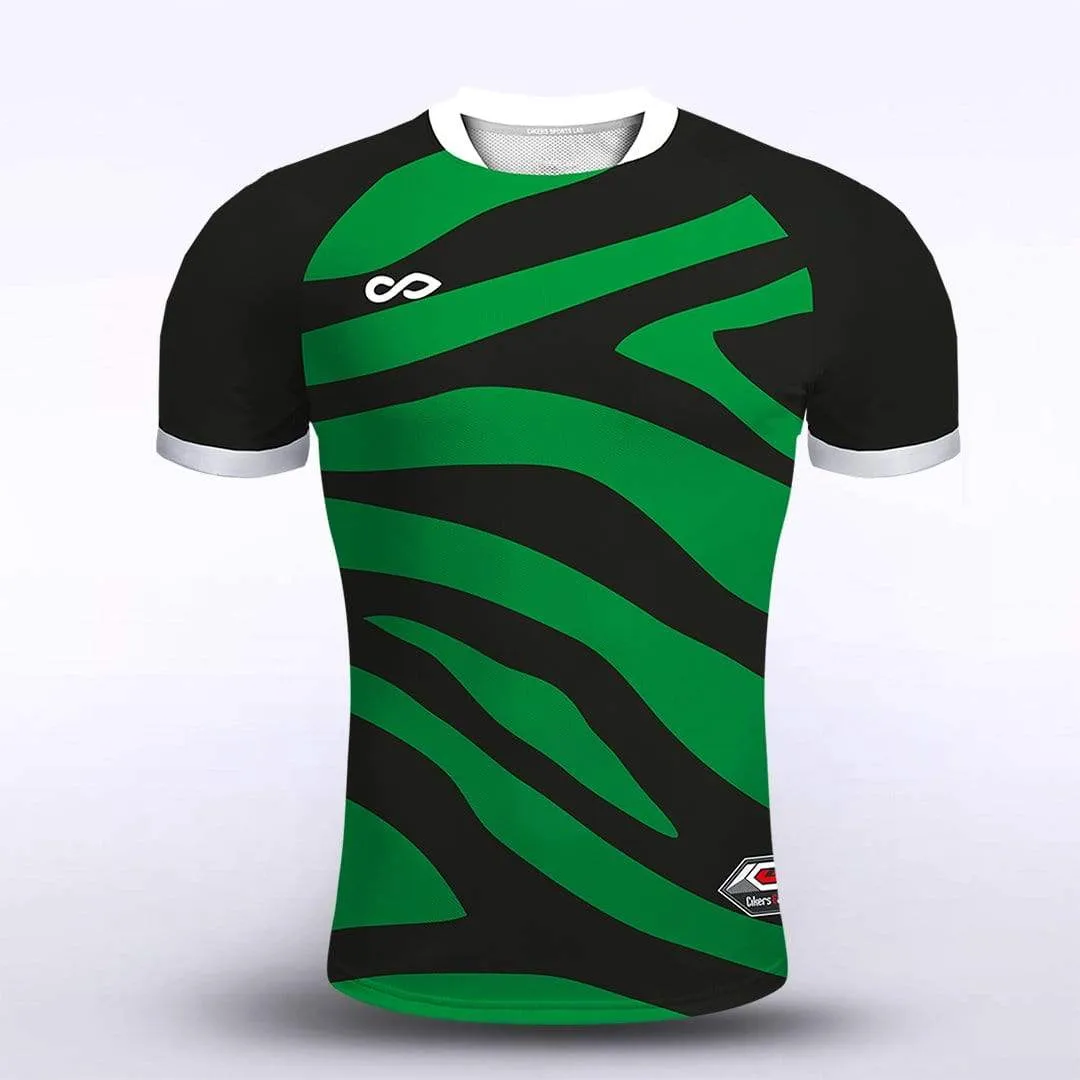 Jungle - Customized Men's Sublimated  Soccer Jersey
